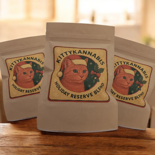 KittyKannabis - Premium Small Batch Organic Catnip For Cats, Winter Whiskers Sampler Bundle For Cats