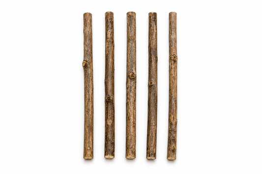 Five silvervine sticks for cats