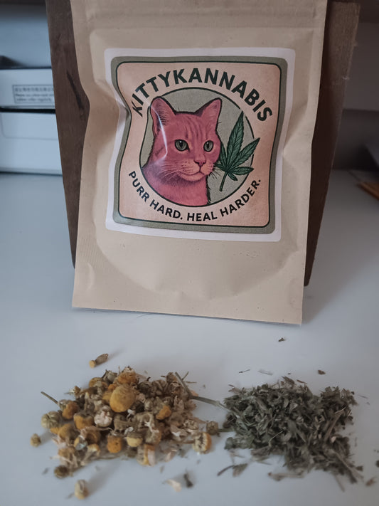 PurrVana - Organic Catnip/Chamomile mix (A Calming Blend)
