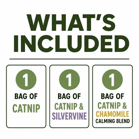 Organic Catnip Variety Pack (For Spoiled Cats)